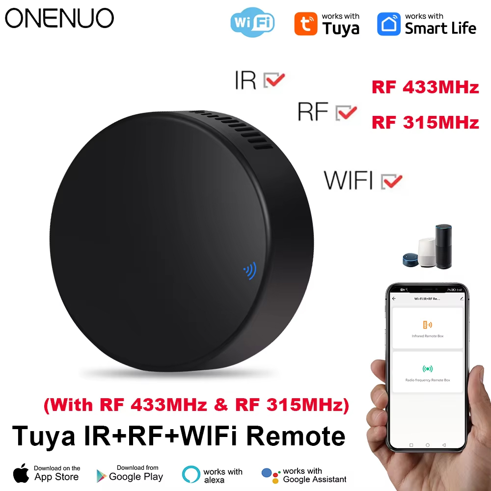 Universal Remote Smart Home - Tuya WiFi RF ИК-пульт дистанционного управления