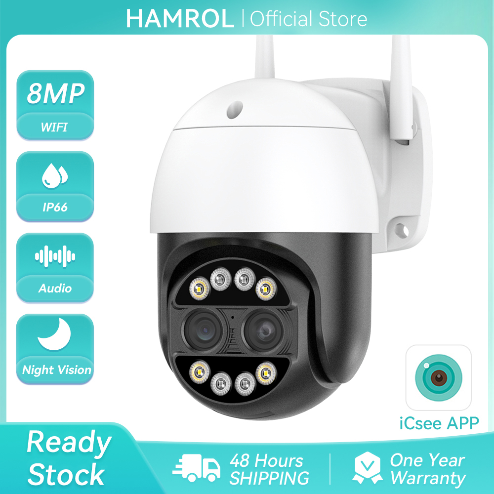 Smart Home Camera Ezviz - 8-мегапиксельная PTZ Wi-Fi камера с двумя
