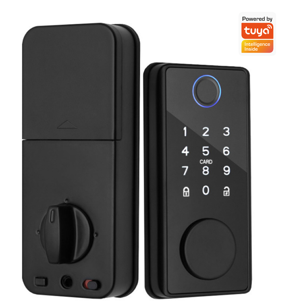 Smart Home Door Lock - Поддержка приложения Tuya, дистанционное управление, дверной