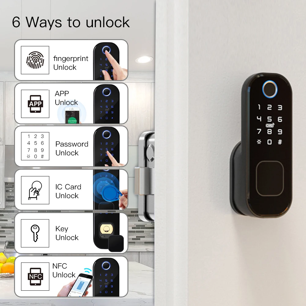 MOES WiFi Tuya умный замок две – обзор и цена Smart Home Door Lock