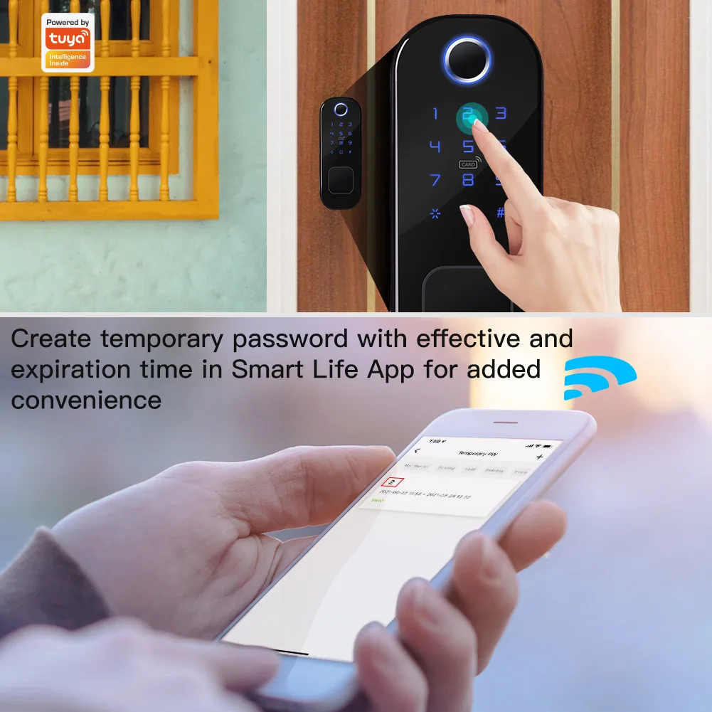MOES WiFi Tuya умный замок две – обзор и цена Smart Home Door Lock