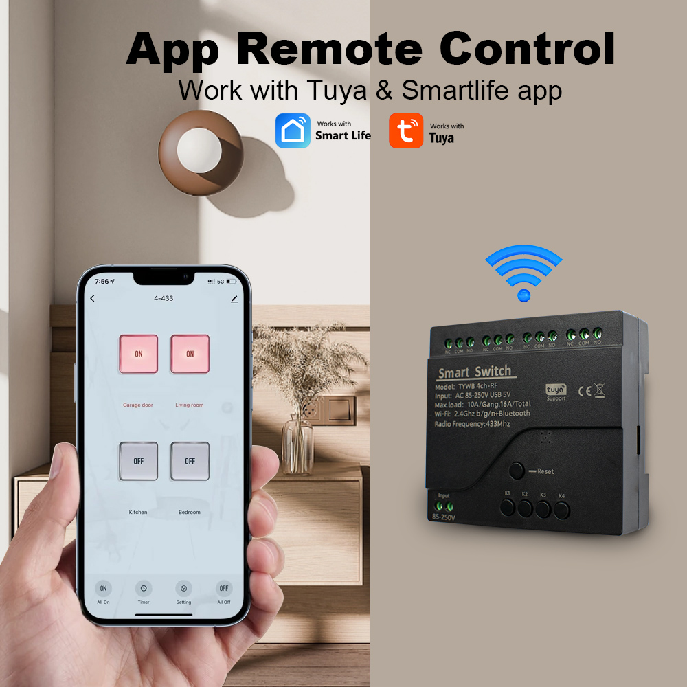 4-канальный модуль Tuya Smart  – обзор и цена Universal Remote Smart Home