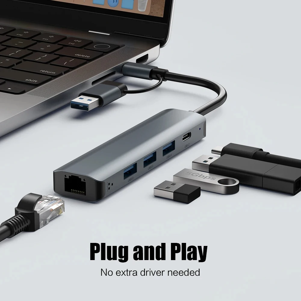 5-портовый USB-C-концентратор, – обзор и цена Smart Home Hub 2