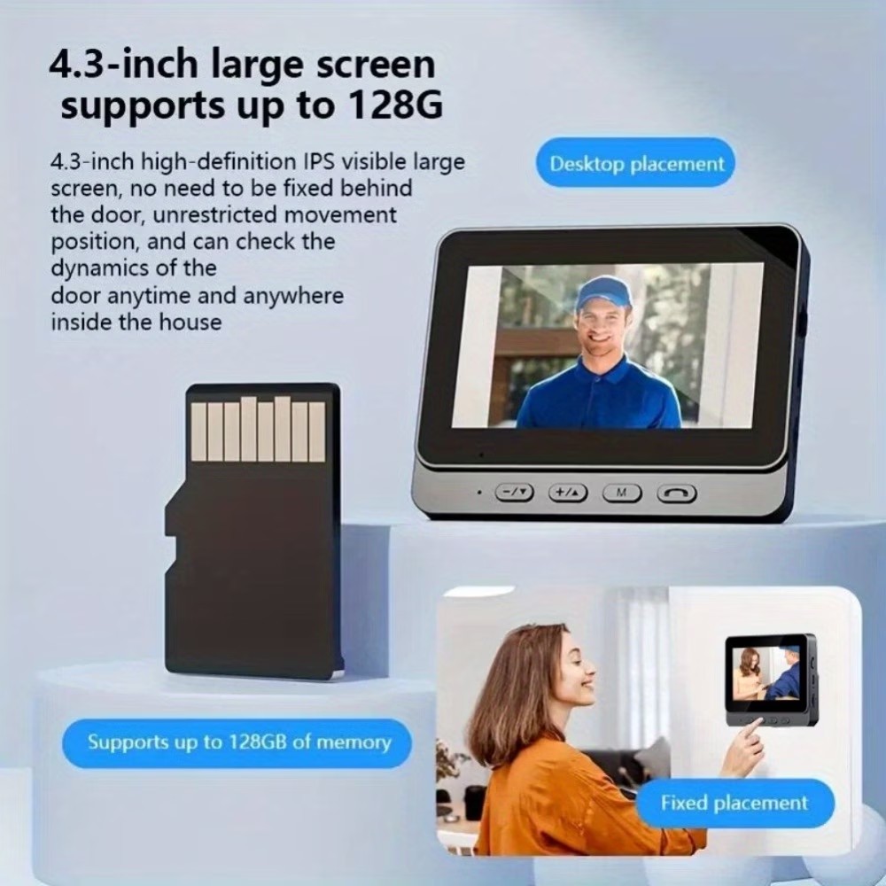 4,3-дюймовый IPS-экран, беспро – обзор и цена Smart Home Video