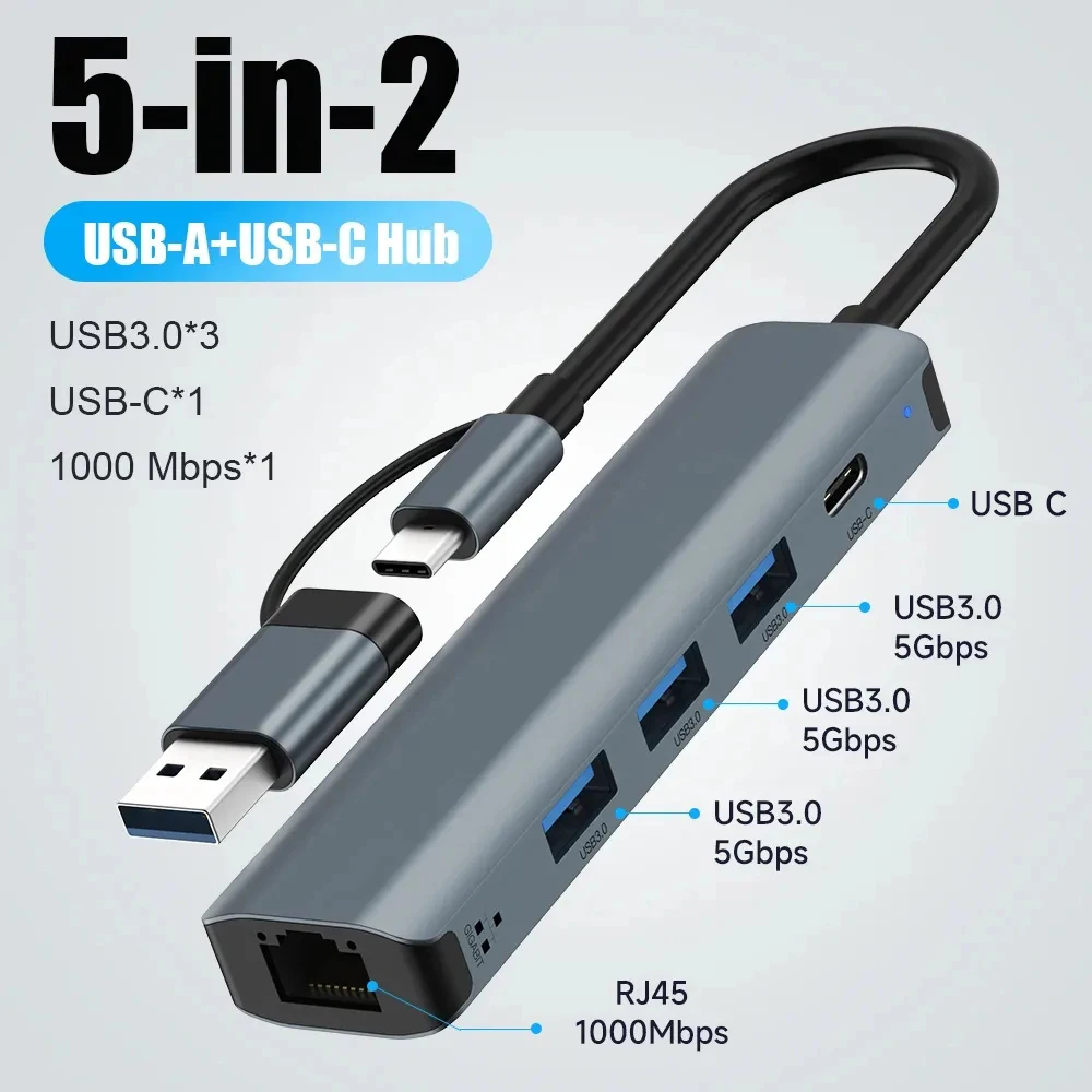 Универсальный USB-C-адаптер 5- – обзор и цена Smart Home Hub 2
