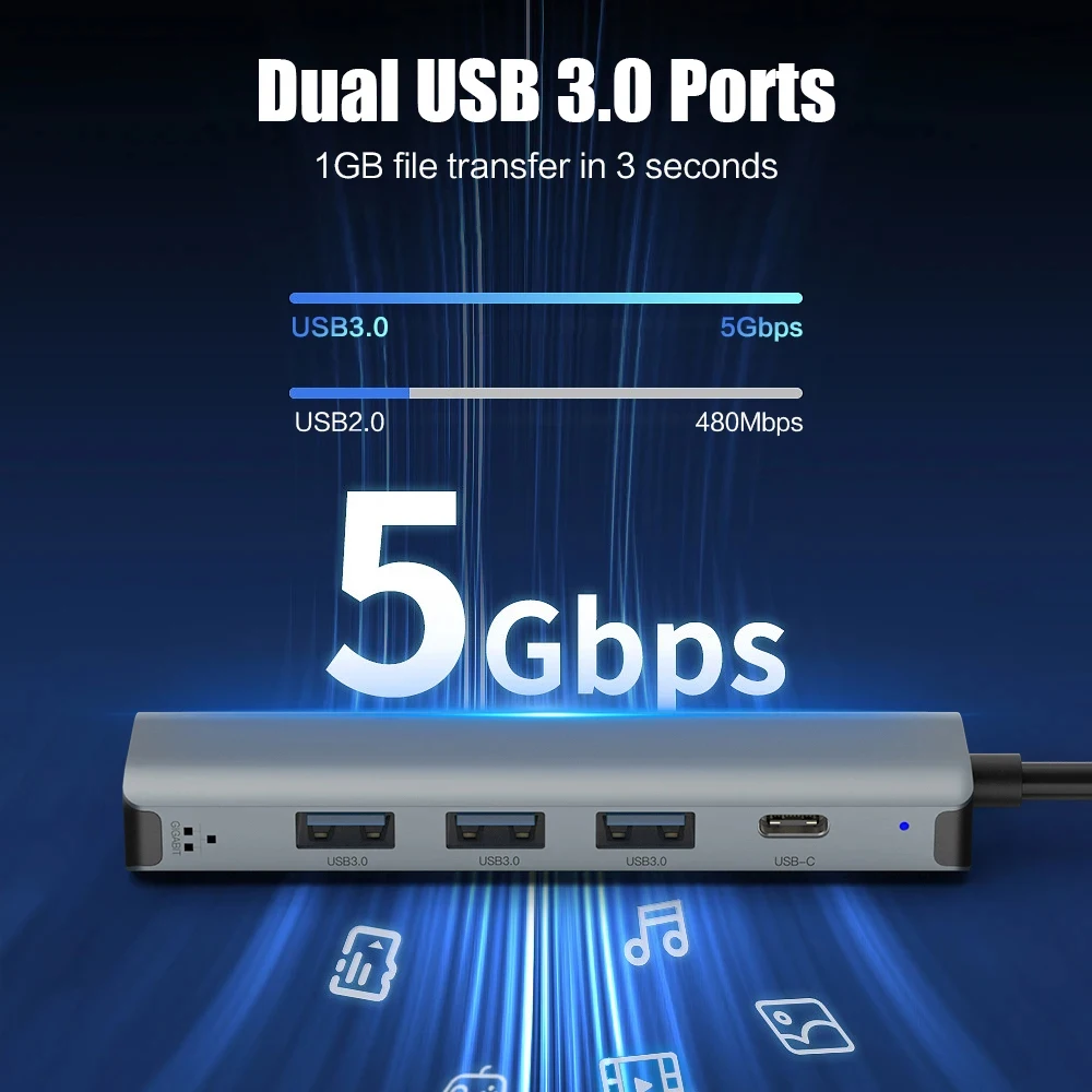 Универсальный USB-C-адаптер 5- – обзор и цена Smart Home Hub 2